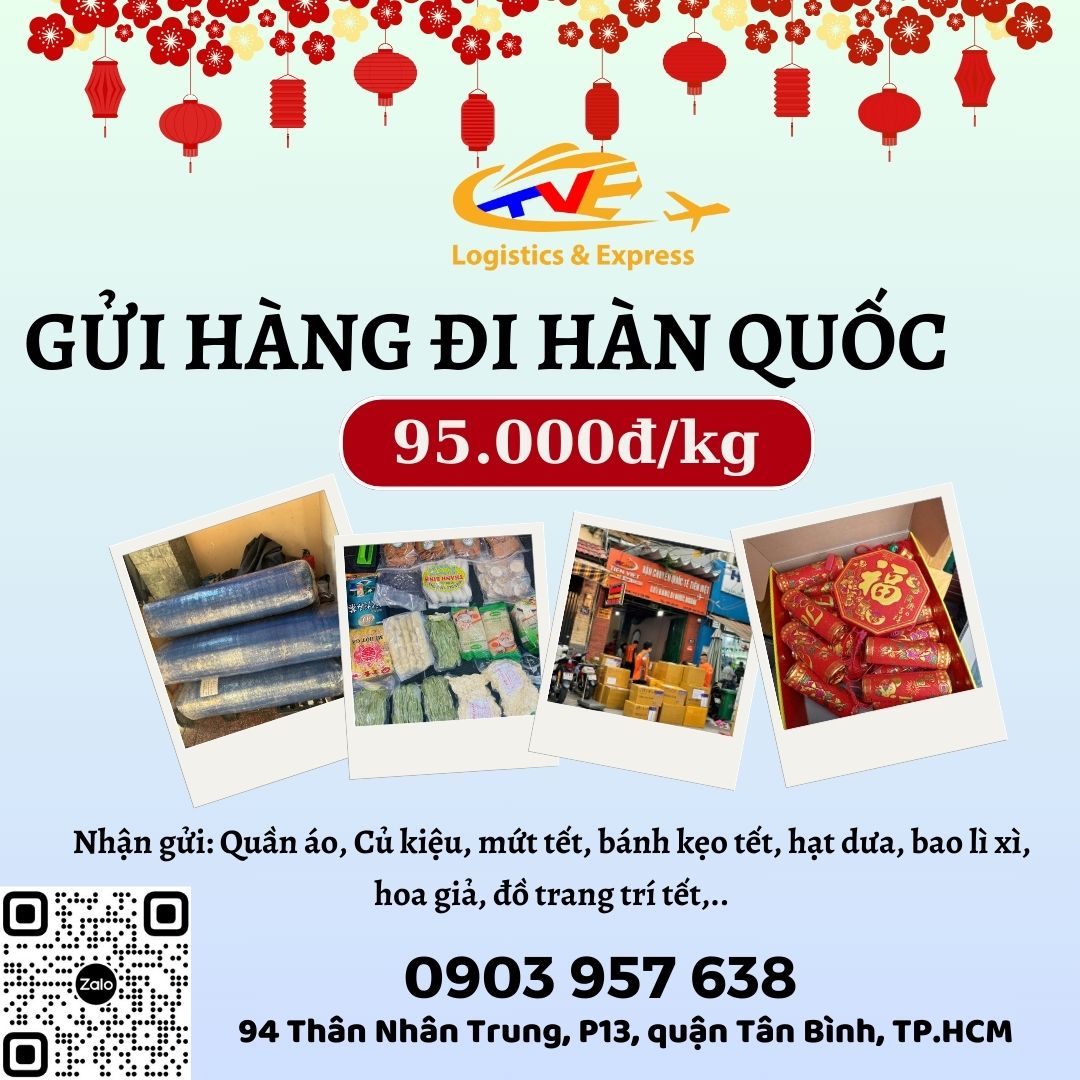Gửi hàng đi Hàn Quốc - Tiến Việt Express